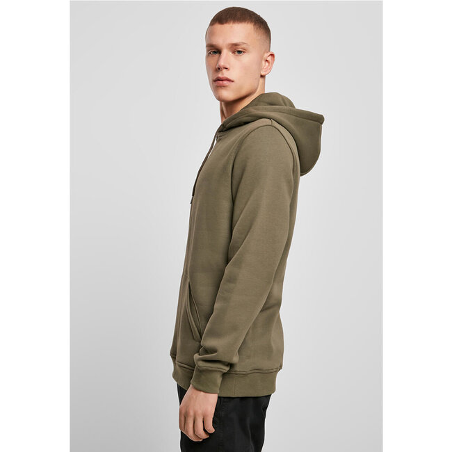 Premium heavy hoodie heren olijfgroen - Extra dik materiaal
