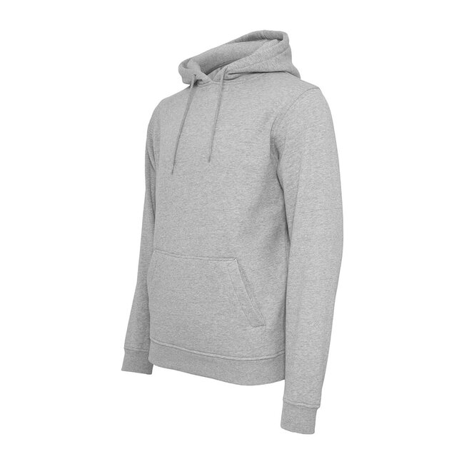 Premium heavy hoodie heren grijs - Extra dik materiaal