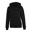 Build your brand Premium heavy hoodie dames zwart - Extra dik materiaal