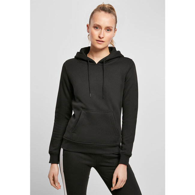 Premium heavy hoodie dames zwart - Extra dik materiaal