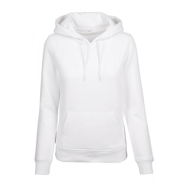 Premium heavy hoodie dames wit - Extra dik materiaal