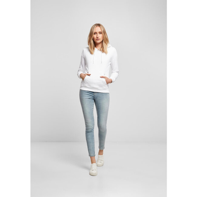Premium heavy hoodie dames wit - Extra dik materiaal
