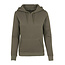 Premium heavy hoodie dames olijfgroen - Extra dik materiaal