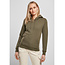 Premium heavy hoodie dames olijfgroen - Extra dik materiaal