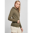 Premium heavy hoodie dames olijfgroen - Extra dik materiaal
