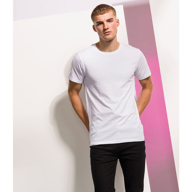 Premium t-shirt heren met stretch zwart