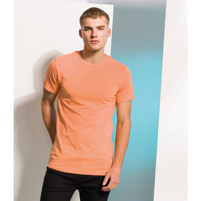 Premium t-shirt heren met stretch wit