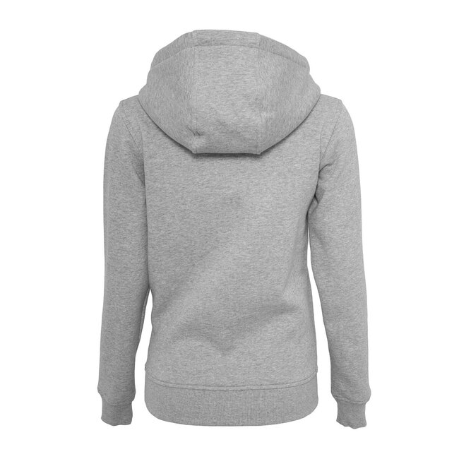 Premium heavy hoodie dames grijs - Extra dik materiaal