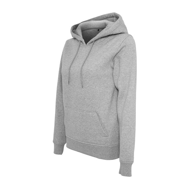 Premium heavy hoodie dames grijs - Extra dik materiaal