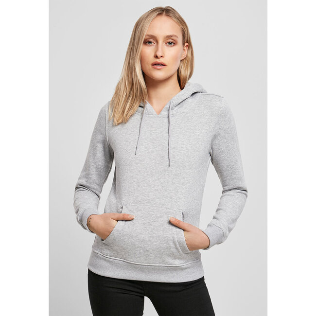 Premium heavy hoodie dames grijs - Extra dik materiaal