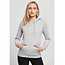 Build your brand Premium heavy hoodie dames grijs - Extra dik materiaal