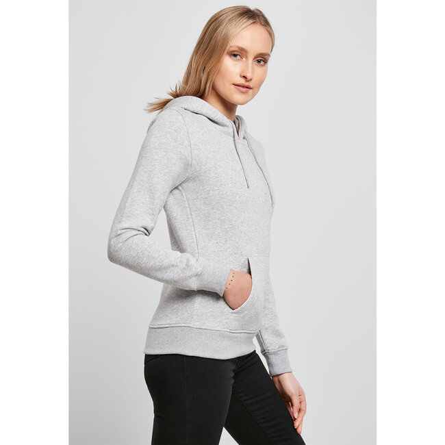Premium heavy hoodie dames grijs - Extra dik materiaal