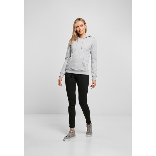 Premium heavy hoodie dames grijs - Extra dik materiaal