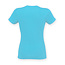 Premium t-shirt dames met stretch baby blauw