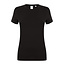 Premium t-shirt dames met stretch zwart
