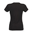 Premium t-shirt dames met stretch zwart