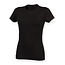 Premium t-shirt dames met stretch zwart