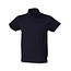 Premium polo heren met stretch navy blauw