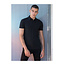 Premium polo heren met stretch navy blauw