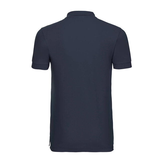 Premium polo heren long met stretch rood