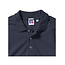 Premium polo heren long met stretch navy blauw