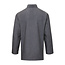 Basic horeca koksbuis met lange mouwen grijs denim unisex