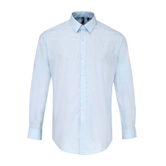 Premier Basic poplin overhemd lange mouw ♂