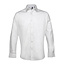 Basic poplin overhemd lange mouw heren wit