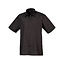 Basic poplin overhemd korte mouw heren zwart