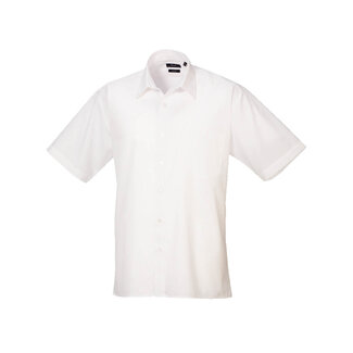 Premier Basic poplin overhemd korte mouw ♂