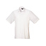 Basic poplin overhemd korte mouw heren wit