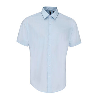 Premier Basic poplin overhemd korte mouw ♂