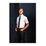 Basic poplin overhemd korte mouw heren wit