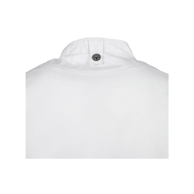 Premium koksbuis lange mouw met rits unisex wit