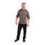 Premium koksbuis lange mouw met rits unisex grijs