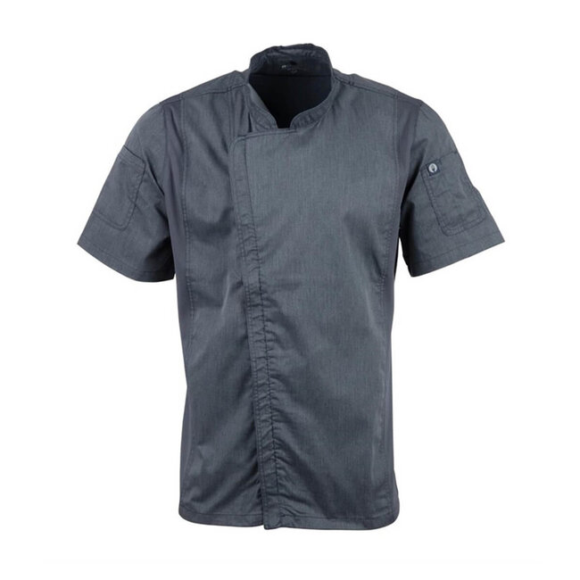 Chef Works Premium koksbuis korte mouw met rits unisex navy blauw