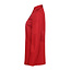 Basic koksbuis dames lange mouw getailleerd rood