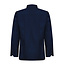 Basic kokshemd heren lange mouw getailleerd navy-blauw