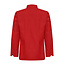 Basic kokshemd heren lange mouw getailleerd rood
