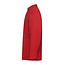 Basic kokshemd heren lange mouw getailleerd rood