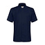 Segers Basic kokshemd heren korte mouw getailleerd navy-blauw