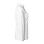 Basic kokshemd dames lange mouw getailleerd wit
