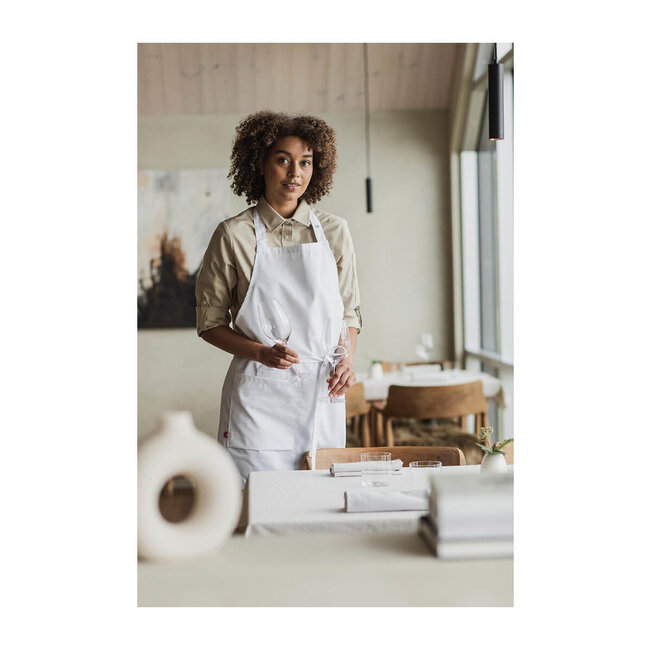 Basic blouse dames wit gestreept