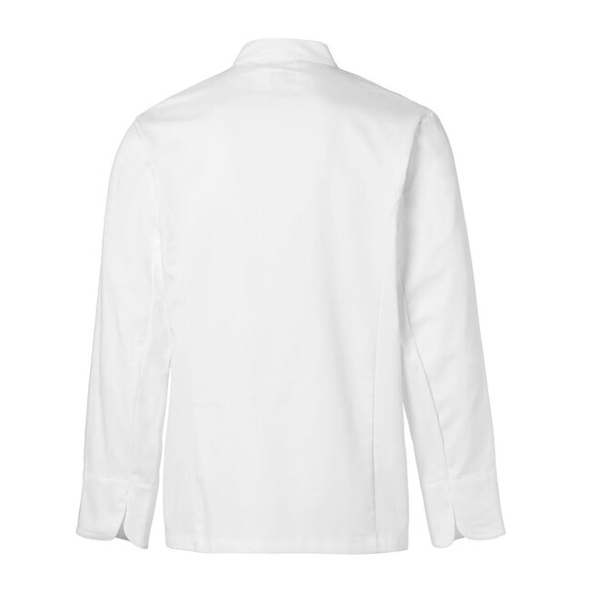 Premium koksbuis heren lange mouw wit