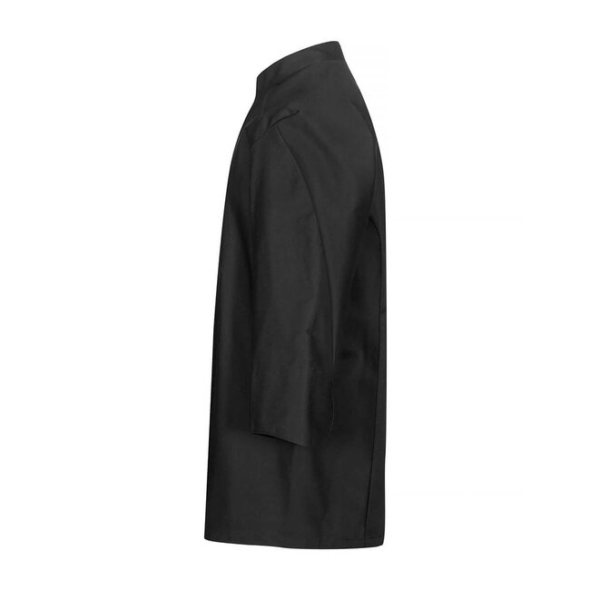 Basic koksbuis unisex driekwart mouw stretch zwart