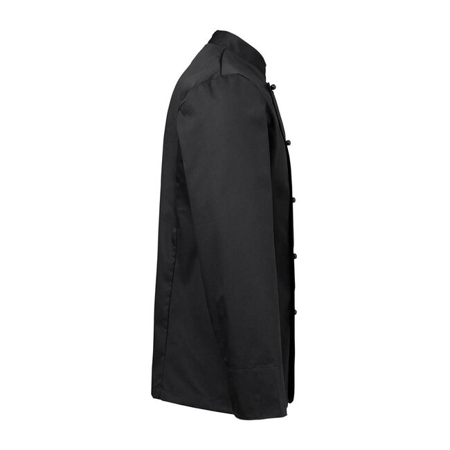 Basic koksbuis heren lange mouw zwart