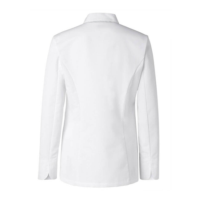 Basic koksbuis dames lange mouw wit