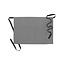 Basic sloof unisex kort pepita zwart