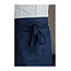 Premium sloof kort unisex met dubbele zak navy-blauw