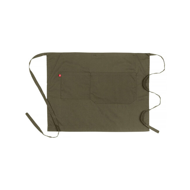 Premium sloof kort unisex met dubbele zak olijfgroen - Copy